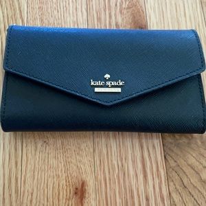 Kate Spade Black Leather Wallet